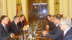 22 February 2013  The National Assembly Speaker in meeting with the Iraqi Minister of Tourism and Archeology